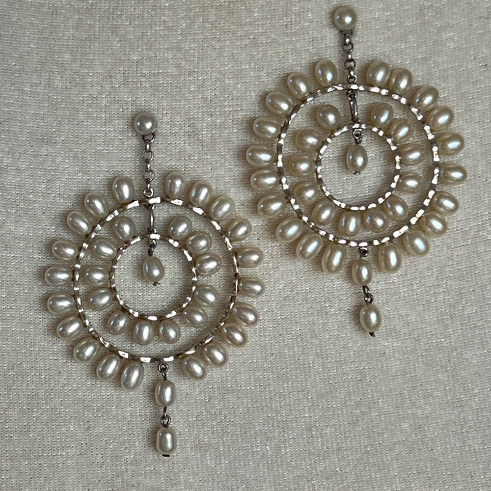Genuine Freshwater Pearl Earrings